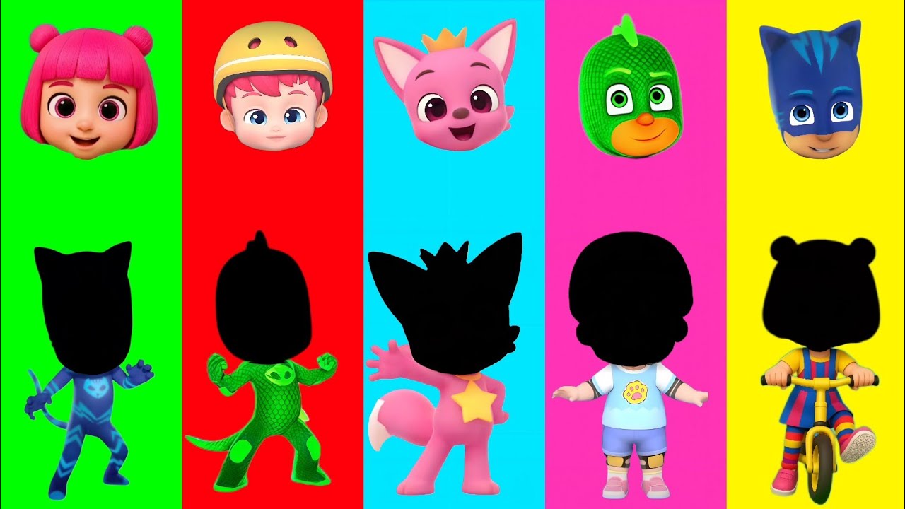 Wrong eyes👀 challenge DAME TU COSITA Pj Masks Funny Puzzle Wrong Heads