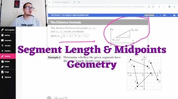 Segment Length and Midpoints - Geometry - 1.1 Part 2