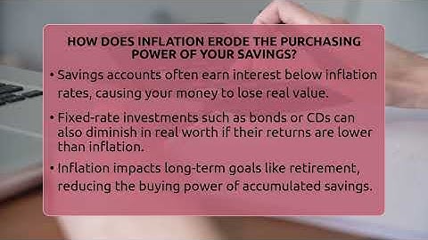 How Does Inflation Erode The Purchasing Power Of Your Savings? - Inflation Insight Channel