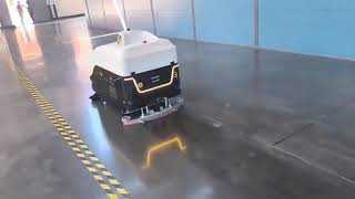 Kokobots S95 универсальный подметально-поломоечный робот. Уборка производственных помещений
