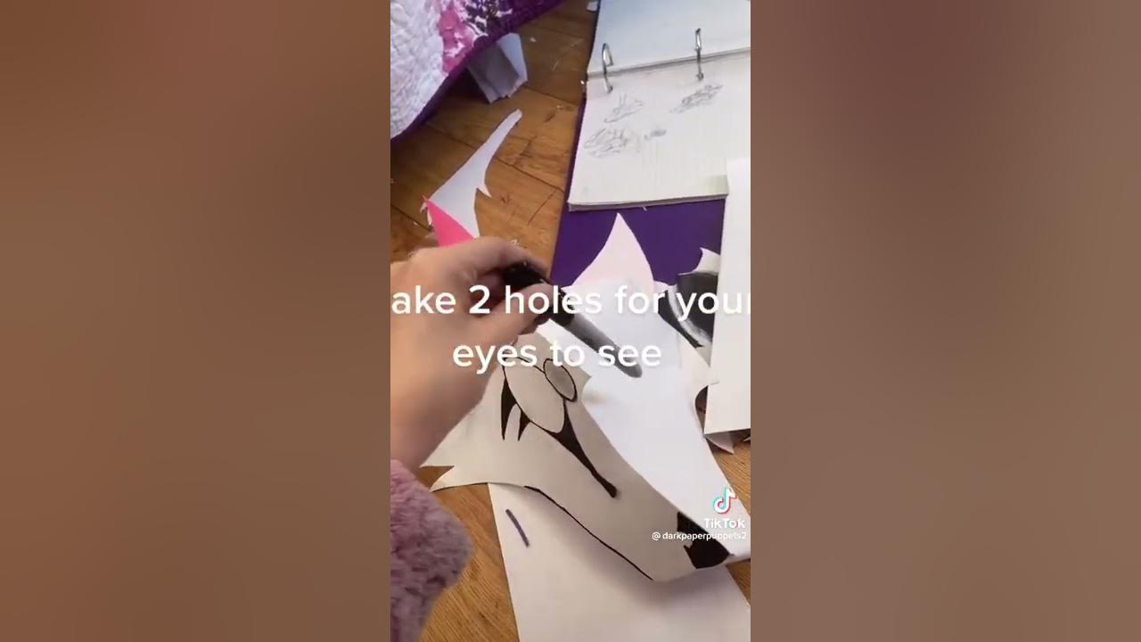 Puppet Dino mask tutorial YouTube