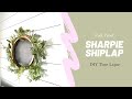 DIY Sharpie Shiplap Time Lapse | kzvDIY