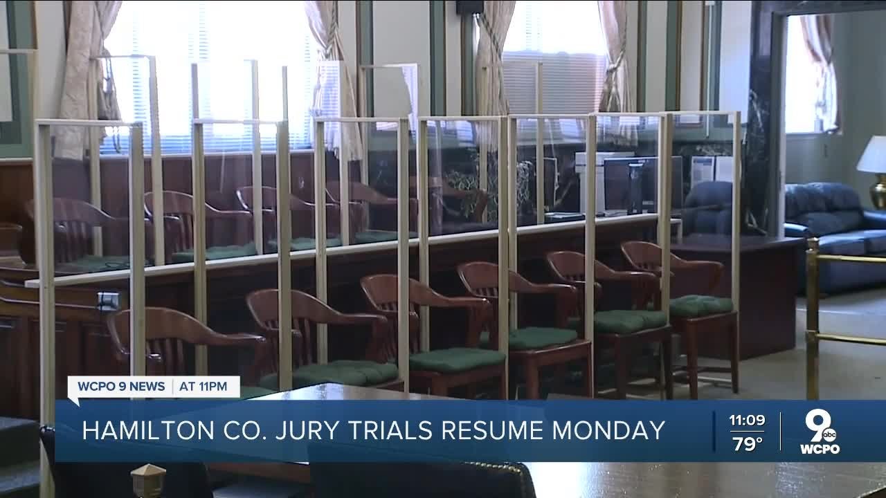 Jury trials to resume Monday with safeguards in place - YouTube