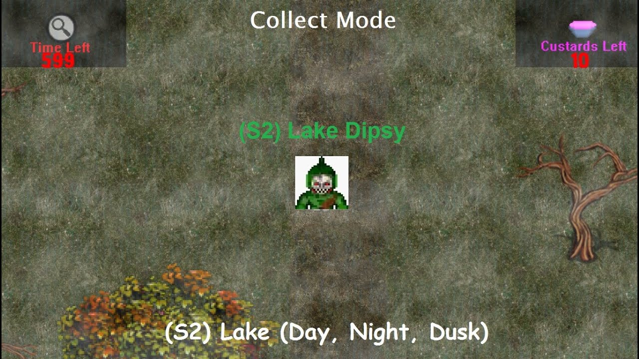 Slendytubbies 2D Revolution, (S2DT )Lake, Collect Mode