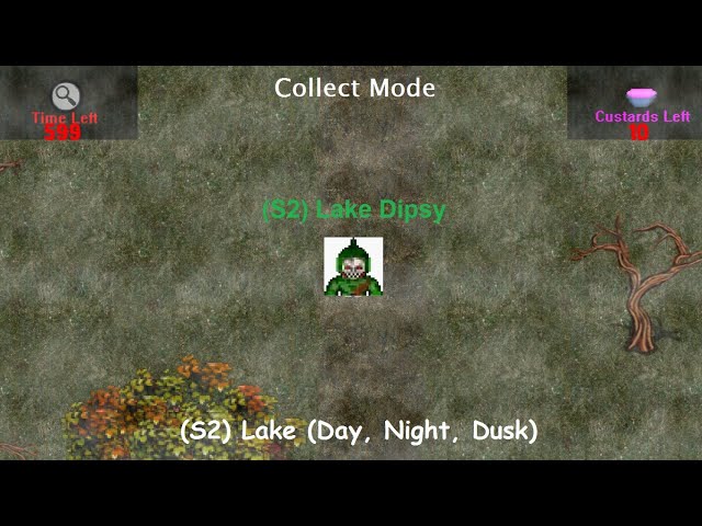 Slendytubbies 2D Revolution, (S2DT )Lake, Collect Mode