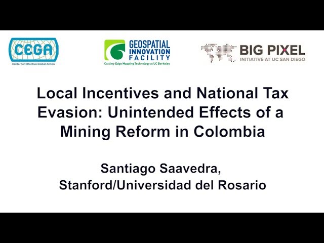 Geo4Dev Conference 2017: Santiago Saavedra, Stanford University and Universidad del Rosario class=