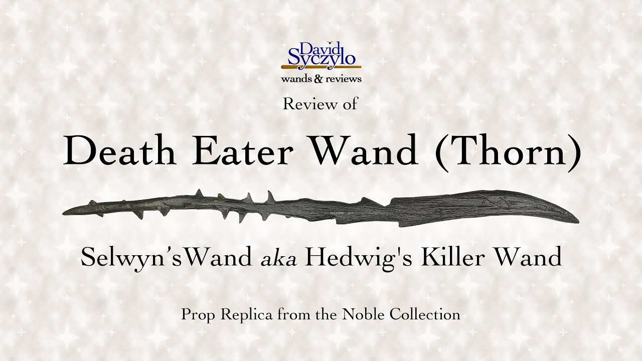 Death Eater Thorn Wand - The Noble Collection