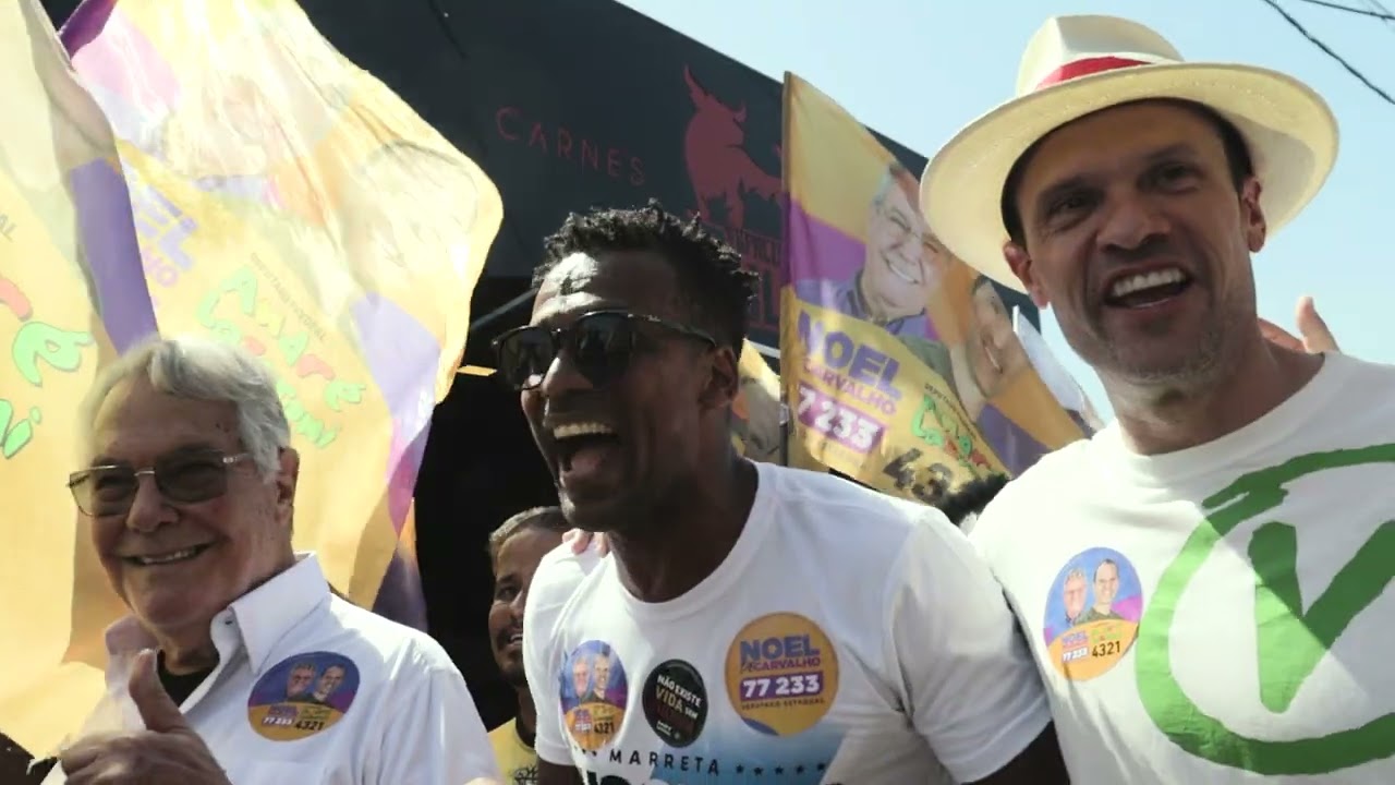 André Lazaroni e Noel de Carvalho na Cidade de Deus CDD