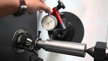 QM100 Spherical Grinding Machine Headstock and X axis parallelism testing