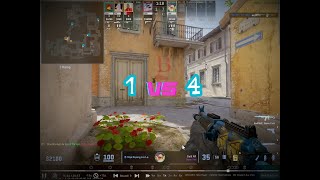 HOW to 1V4 on INFERNO (CS 2) - MNLL