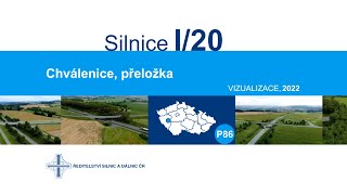 ŘSD ČR - I/20 Chválenice, přeložka (vizualizace, 2022)