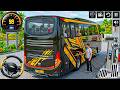 Bus Driving Game 2026 3D: City Luxury Coach pick drop passengers simulator game - android gameplay