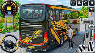 Bus Driving Game 2026 3D: City Luxury Coach pick drop passengers simulator game - android gameplay screenshot 3