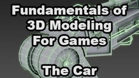 Fundamentals of 3D Modeling for Games - Assignment 03 - The Car Part 1