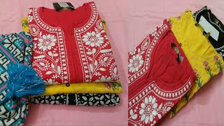 Ajio kurti haul | affordable chickenkari Kurti haul | ajio kurta haul under 700|ajio haul|