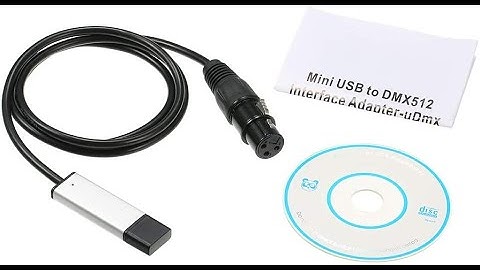 Interface Dmx usb 512 Maneja Tus Luces Dmx Con Pc  Instalacion y Utilizacion