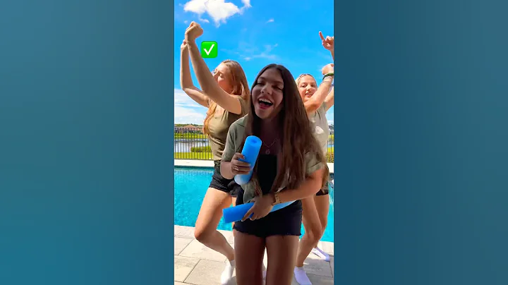 Sing or Swim CHALLENGE!! 😱🎤🌊(Who will LOSE?! 👀) | Triple Charm #shorts