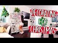 DECORATING FOR CHRISTMAS!! Vlogmas Day 16