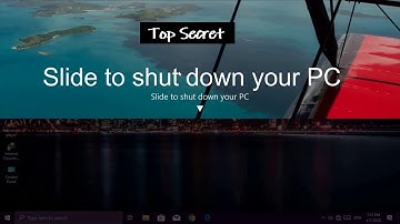 Slide Shutdown | Secret Windows 10 | How Can Slide to Shutdown