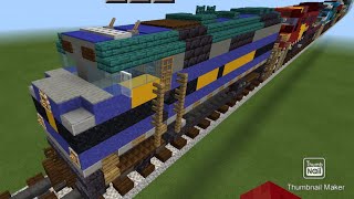 Minecraft CSX1 F40PH locomotive tutorial