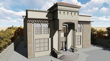 3D Revit modeling & Lumion rendering villa