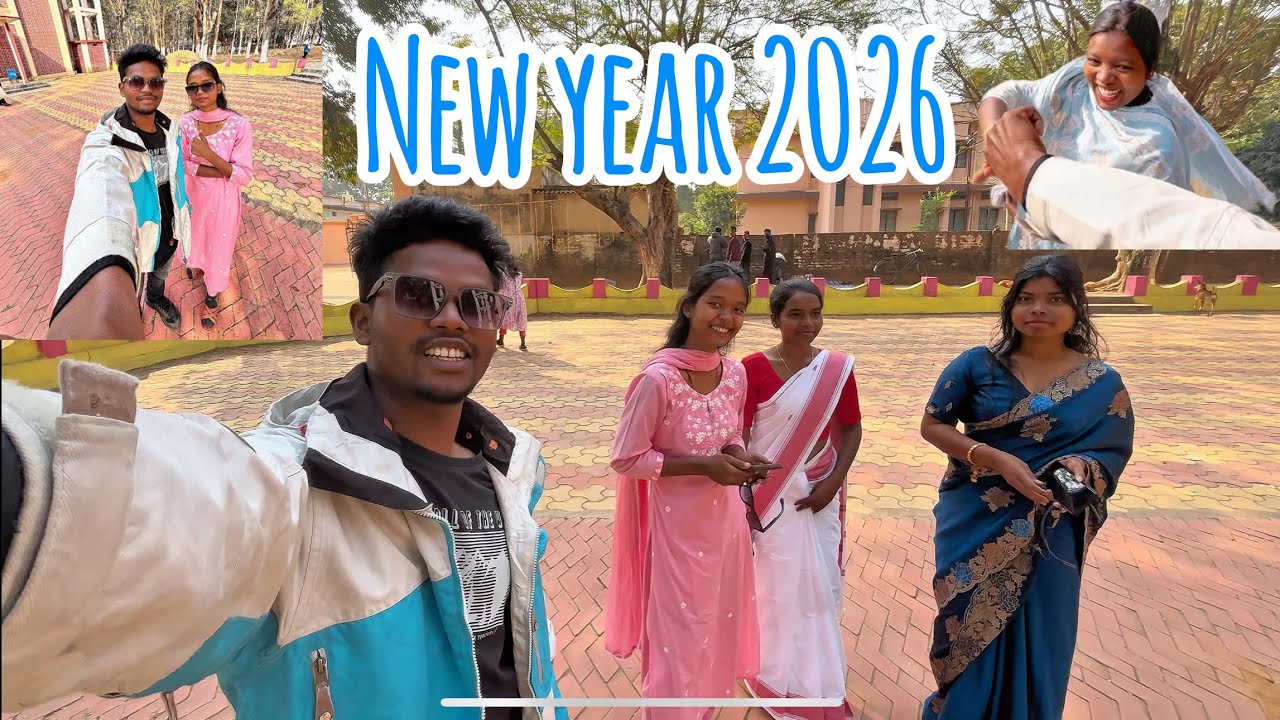 1st January 2026 with my bro and sis // New year mai bhai behno k sath 😎