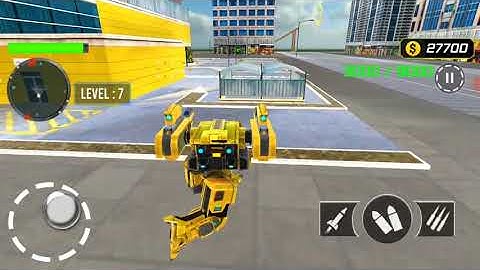 Army Bus Robot Car Game Transforming robot games #02 - Android Gameplay