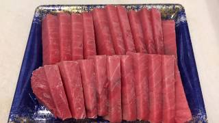 まぐろの刺身の切り方