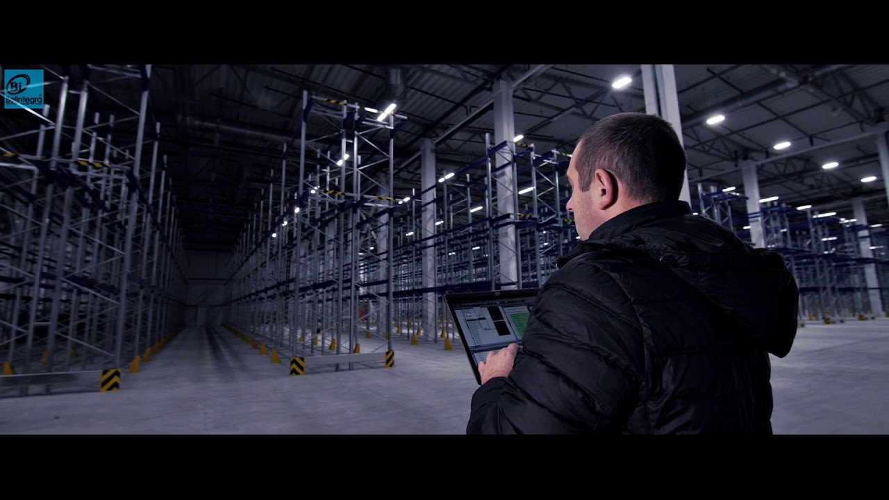 Управление освещением складского комплекса по протоколу DALI - YouTube