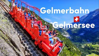 Gelmerbahn🇨🇭Lake Gelmer / Mountain  Roller Coaster🎢 Funicular / Switzerland