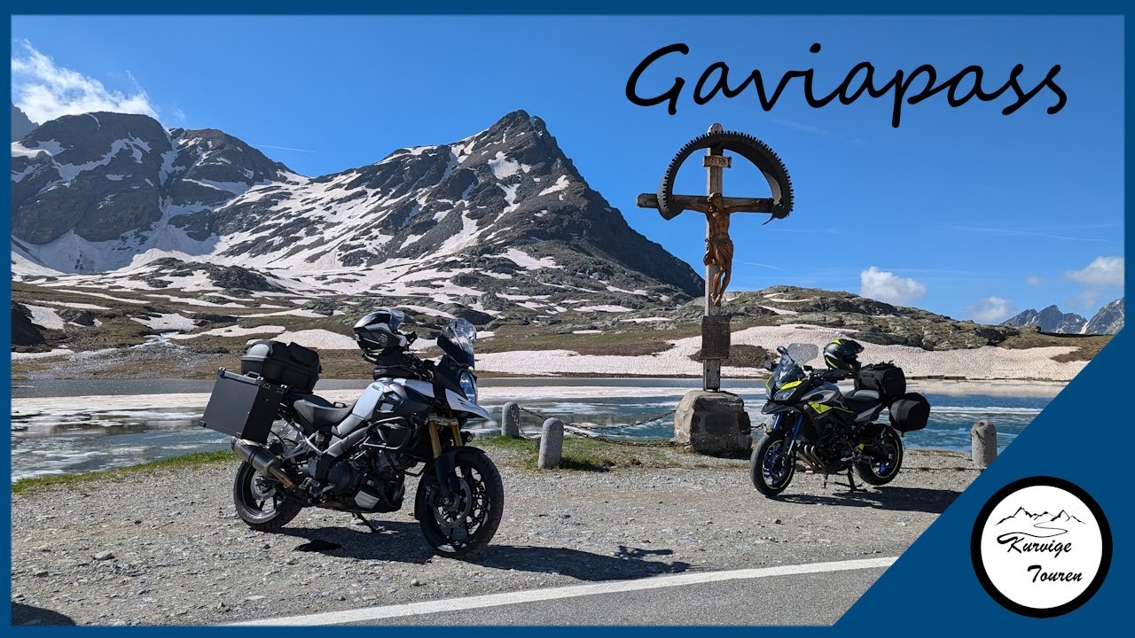 Motorrad Tour 2024 // Tag2 / Gaviapass aufwärts / Suzuki V-Strom 1000