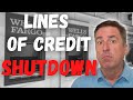 Wells Fargo Line of Credit Shut Down