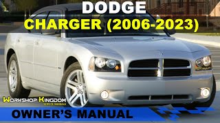 DODGE CHARGER (2006-2023) Owner's User Manual - English - PDF Download