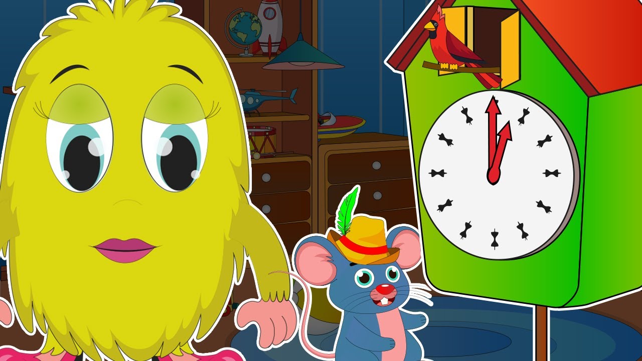 Hickory Dickory Dock - Kids Animated Song