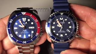 Seiko Prospex Vs Citizen Promaster - YouTube