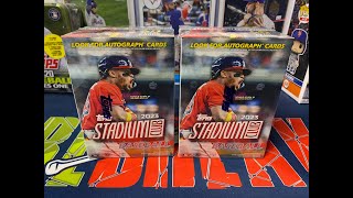 Opening 2 Blaster Boxes Of 2023 Topps Stadium Club!! Seeing How These Are Compared To Hobby Boxes!