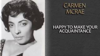 SAMMY DAVIS JR. &amp; CARMEN MCRAE - HAPPY TO MAKE YOUR ACQUAINTANCE