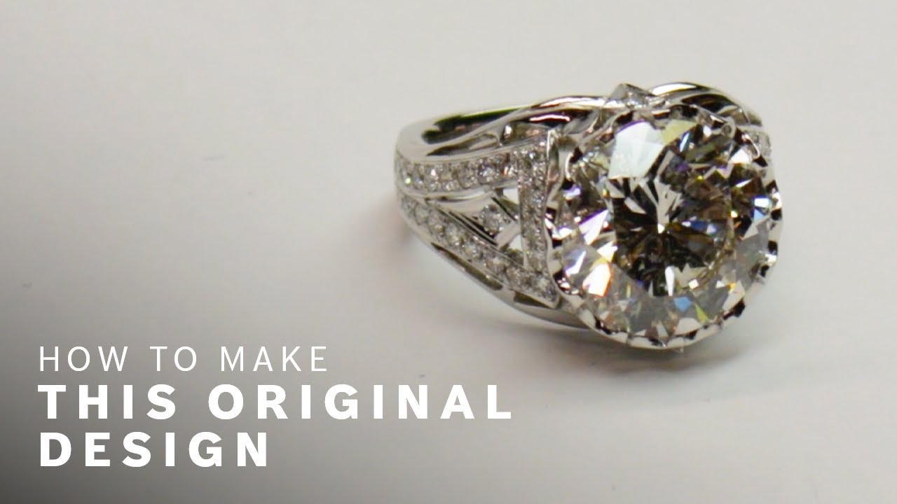 5 Carat Diamond Ring, Original Design | Goldsmith's Workshop Secrets