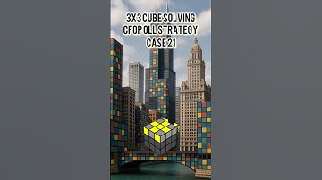 3x3 Cube Solver CFOP OLL Algorithm - Case 21 #cubing #3x3solve  #3x3cubetutorial #CFOP #OLL