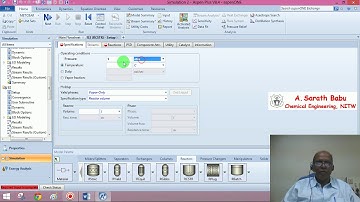 Lecture 36: Optimization example 1 in Aspen