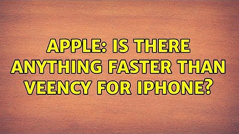 Apple: Is there anything faster than Veency for iPhone? (2 Solutions!!)