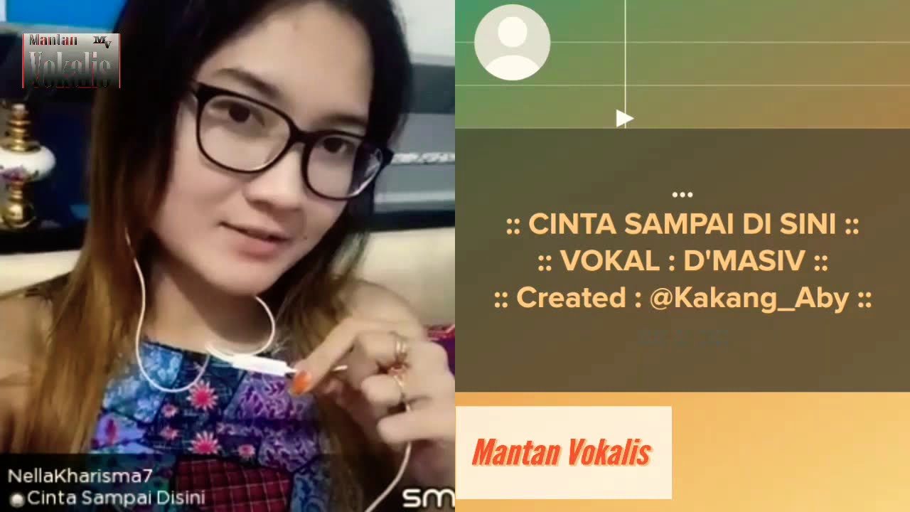 Cinta Sampai Disini Nella Kharisma (video karaoke duet bareng artis