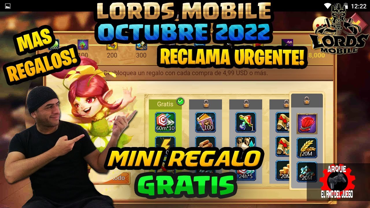 NUEVO CODIGO Regalos para todo tu gremio :V @LORDS MOBILE @Lords Mobi