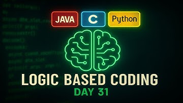 Logic Oriented Coding Day-31 | C, Java, Python Explained in Telugu | technicaltopics Live
