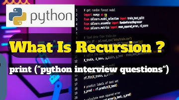 What Is Recursion ? | Python Interview Question