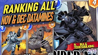 Ranking EVERY November and December Card Coming to Marvel Snap!