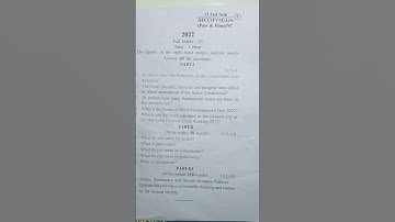 Sambalpur University ll +3 2nd semester ethics and values questions paper ll Sambalpur University