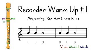Recorder Warm-up #1: Preparing for "Hot Cross Buns" screenshot 4