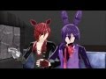 Mmd x fnaf  a night with bonnie and foxy