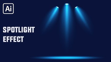 How To Make Spotlight Effect in Adobe illustrator || Adobe illustrator tutorial